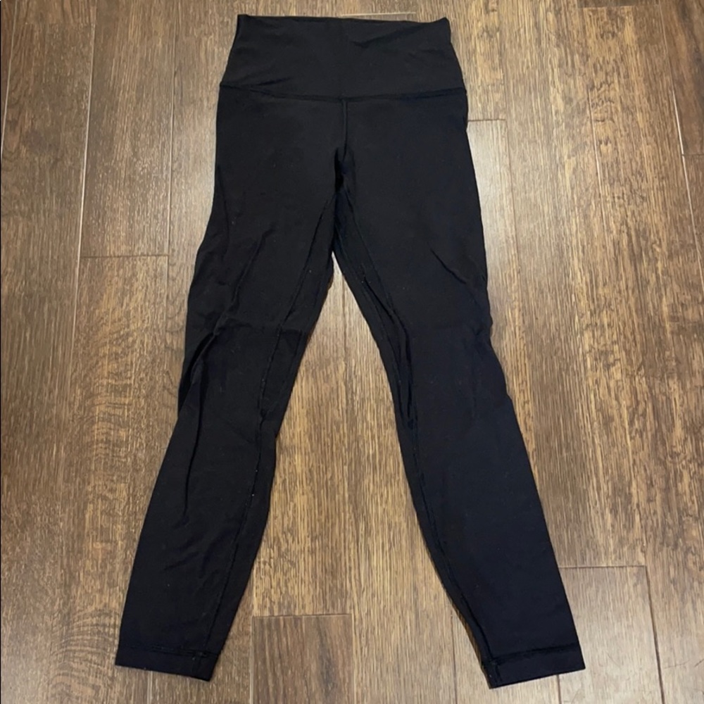 Lululemon black align leggings 25 inseam size 4
